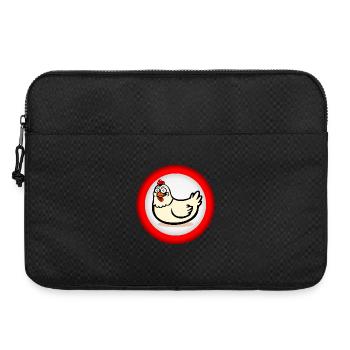 Chicken Keeping Chickens Sign - Laptop bag 15" - black - Front