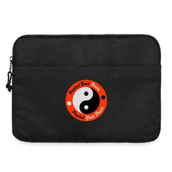 Protect Your Peace Mentale Gesundheit Achtsamkeit - Laptoptasche 15" - Schwarz - Vorne
