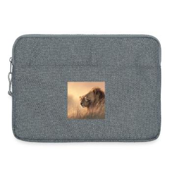 Tender Lions – Family in the Sunlight - Laptop bag 15" - heather grey - Front