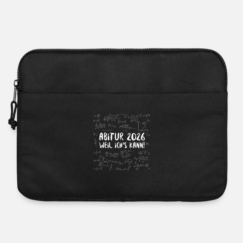 ABITUR 2026 - BECAUSE I CAN DO IT - Laptop bag 15" - black