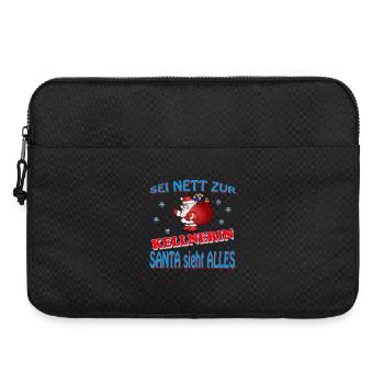 SANTA WAITRESS - Laptop bag 15" - black - Front