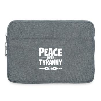 Peace Over Tyranny Kette zerbricht - Laptoptasche 15" - Grau meliert - Vorne