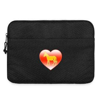 Esel - Laptoptasche 15" - Schwarz - Vorne