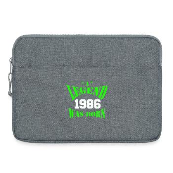 Une légende est née (1986) - Sacoche pour ordinateur portable 15 pouces - gris chiné - Devant