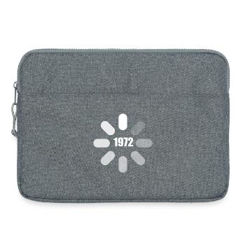 Geburtstagsideen 1972 - Laptoptasche 15" - Grau meliert - Vorne