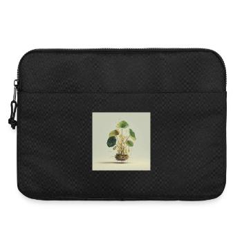TechnoPlant: Golden Knots - Laptop bag 15" - black - Front