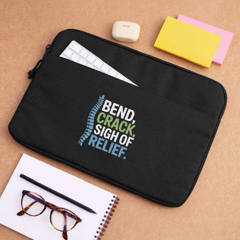Chiropractor Spinal Alignment Is Everything  Laptop bag 15"