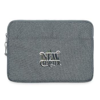 Neues Kapitel Winterwald - Laptoptasche 15" - Grau meliert - Vorne