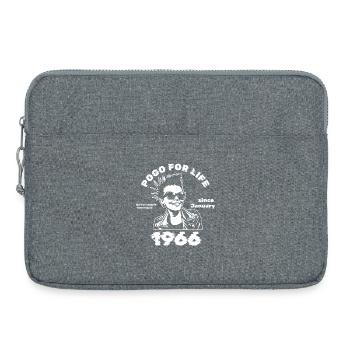 60. Anniversaire Pogo à vie depuis 01/1966 - Sacoche pour ordinateur portable 15 pouces - gris chiné - Devant