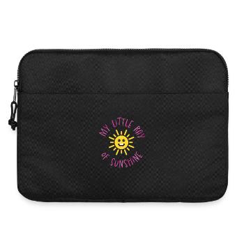 RAY_OF_SUN_PINK - Laptop bag 15" - black - Front