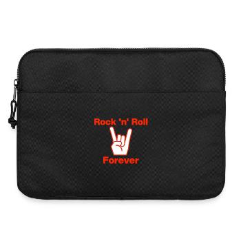 Rock 'n' Roll Forever – Cornes en l’air, fourchette de frites - Sacoche pour ordinateur portable 15 pouces - noir - Devant