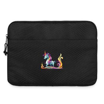 Rainbow Unicorn Color Streams - Laptop bag 15" - black - Front