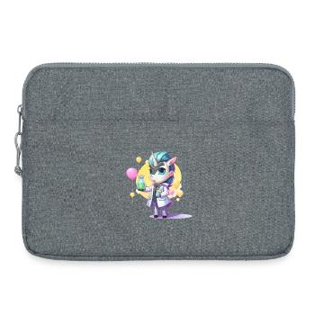 Laboratoire de Science des Licornes - Sacoche pour ordinateur portable 15 pouces - gris chiné - Devant