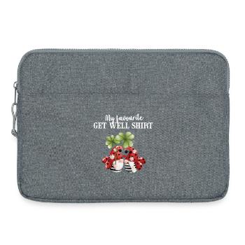 Get Well Get Well Health Ladybug - Laptop bag 15" - heather grey - Front