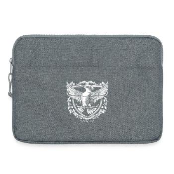 Eagle in heraldic style - Laptop bag 15" - heather grey - Front