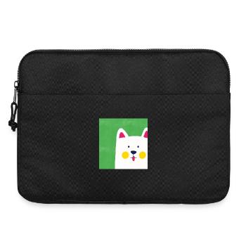 Amoureux des chiens - Sacoche pour ordinateur portable 15 pouces - noir - Devant