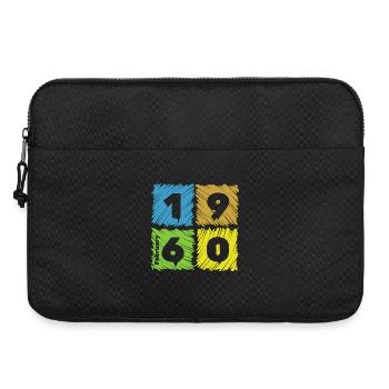 66. Écussons Geburtstag Farbige depuis 02/1960 - Sacoche pour ordinateur portable 15 pouces - noir - Devant