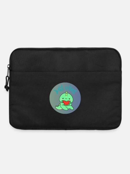JUST VIBES - Dino - Sacoche pour ordinateur portable 15 pouces - noir