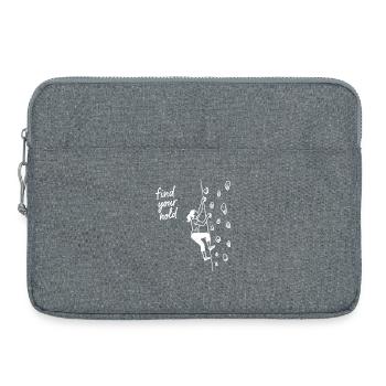 Femmes chemises de bloc – Trouvez vos marques - Sacoche pour ordinateur portable 15 pouces - gris chiné - Devant