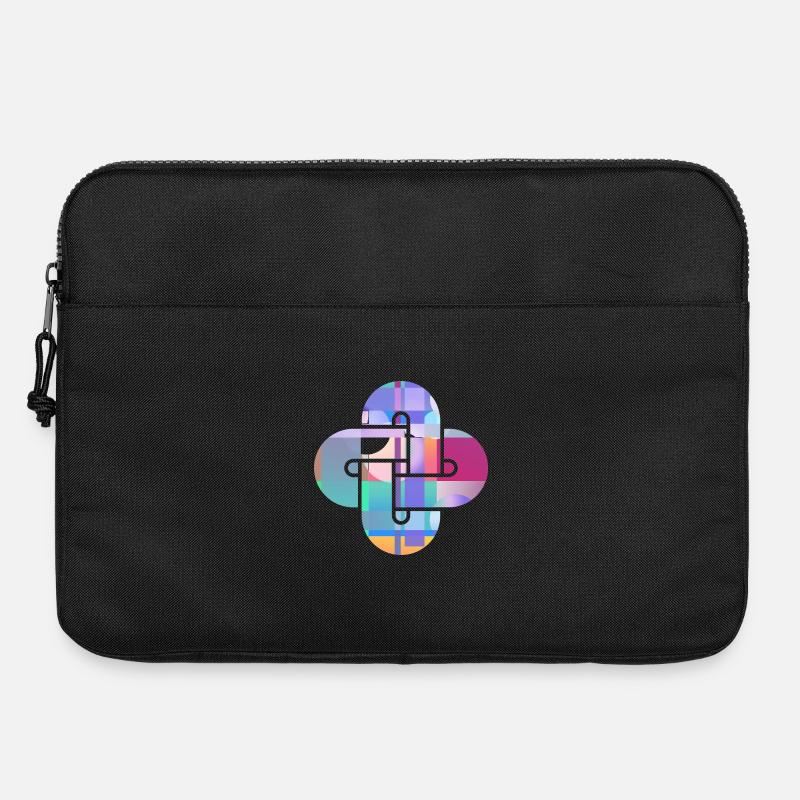 Mosaic Cloud Cross - Laptop bag 15" - black