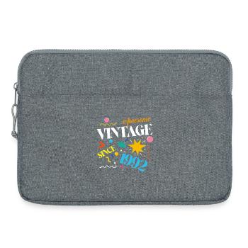 Vintage 1992 - Laptop bag 15" - heather grey - Front