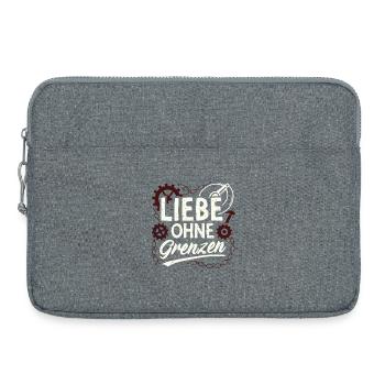 Liebe Ohne Grenzen Gear - Laptoptasche 15" - Grau meliert - Vorne