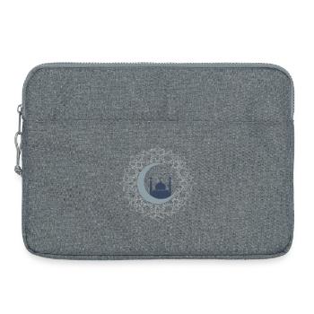 Islamic Art Mosque Crescent Moon Elegant - Laptop bag 15" - heather grey - Front