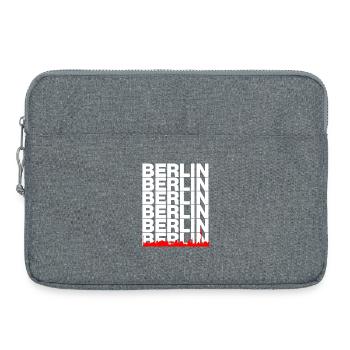 SKYLINE DE BERLIN, AMBIANCE CAPITALE ! MUR - Sacoche pour ordinateur portable 15 pouces - gris chiné - Devant