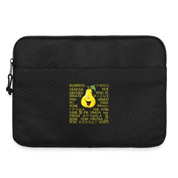 Poire - Sacoche pour ordinateur portable 15 pouces - noir - Devant