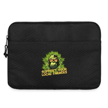Support your local farmers - Laptoptasche 15" - Schwarz - Vorne