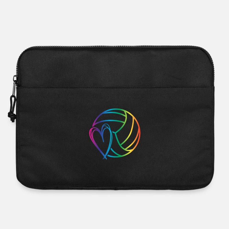 Kærlighed til volleyball - Computertaske 15" - sort