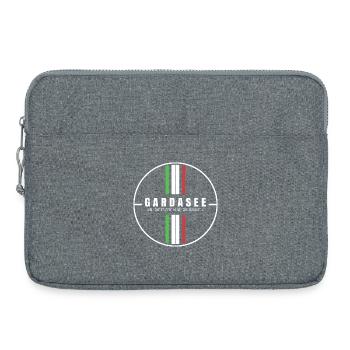Gardasee Koordinaten - Laptoptasche 15" - Grau meliert - Vorne