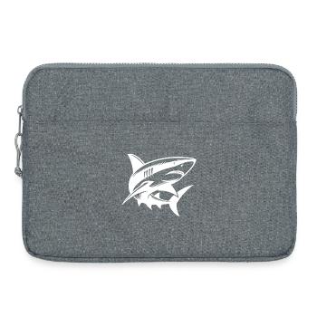 Tattoo Shark Je suis la version sportive élégante - Sacoche pour ordinateur portable 15 pouces - gris chiné - Devant