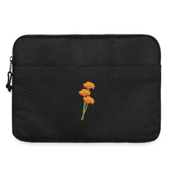Orange Gerbera Trio - Sacoche pour ordinateur portable 15 pouces - noir - Devant