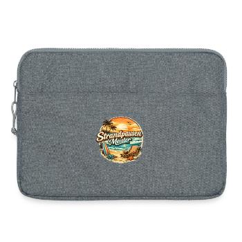 Beach Breaks Master Rétro - Sacoche pour ordinateur portable 15 pouces - gris chiné - Devant