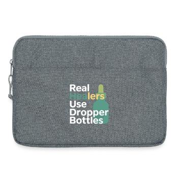 Certified Clinical Titration Specialist Apparel  - Laptop bag 15" - heather grey - Front