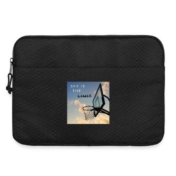 Le ciel, c’est la limite des cerceaux - Sacoche pour ordinateur portable 15 pouces - noir - Devant