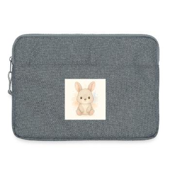 Kindermotiv_Haeschen - Laptoptasche 15" - Grau meliert - Vorne