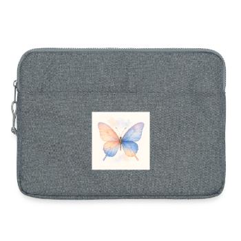 Butterfly - Laptoptasche 15" - Grau meliert - Vorne