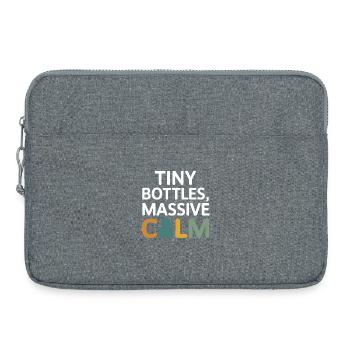 Certified Clinical Micro-Dose Specialist Apparel  - Laptop bag 15" - heather grey - Front