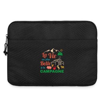 The beautiful life in the countryside - Laptop bag 15" - black - Front