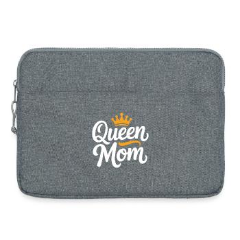 Reine Maman - Sacoche pour ordinateur portable 15 pouces - gris chiné - Devant