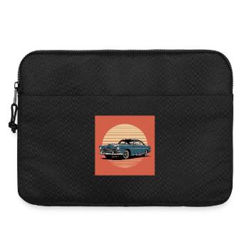 Voiture ancienne Sunset Drive - Sacoche pour ordinateur portable 15 pouces - noir - Devant