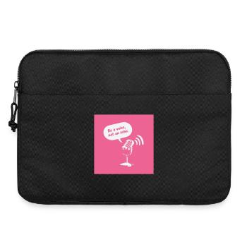 Be a Voice, Not an Echo - Laptop bag 15" - black - Front