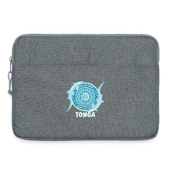 Requin nourrice des Tonga - Sacoche pour ordinateur portable 15 pouces - gris chiné - Devant