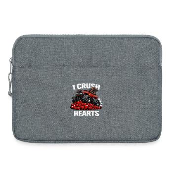 Saint-Valentin Je brise le cœur Sasquatch du Bigfoot - Sacoche pour ordinateur portable 15 pouces - gris chiné - Devant