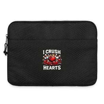 La Saint-Valentin Je brise des cœurs Boule d’amoureux au bowling - Sacoche pour ordinateur portable 15 pouces - noir - Devant