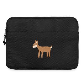 Fawn Dots Waldcharme - Laptoptasche 15" - Schwarz - Vorne