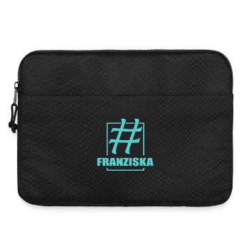 Franziska comme nom - Sacoche pour ordinateur portable 15 pouces - noir - Devant