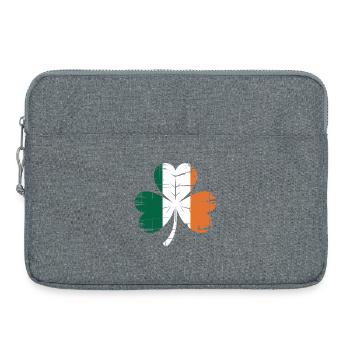 Fierté irlandaise - Sacoche pour ordinateur portable 15 pouces - gris chiné - Devant